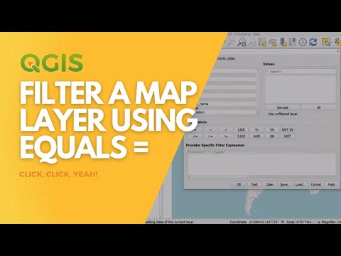 Filter using equals = in QGIS