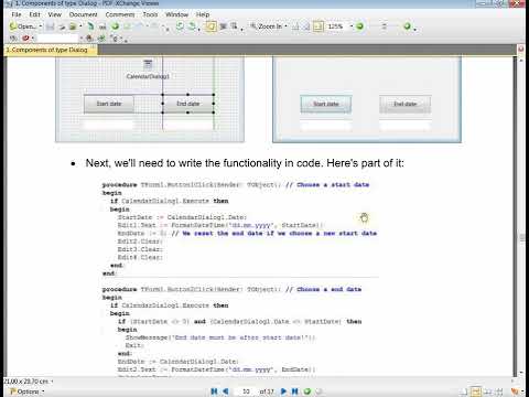 Lesson 5 from my new book Introduction to Lazarus IDE - Part II. Component TCalendarDialog - 2