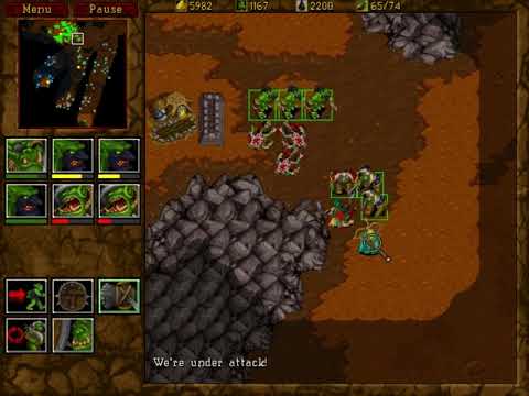 Warcraft 2: Beyond the Dark Portal - Orc Mission 12: The Dark Portal (Walkthrough)