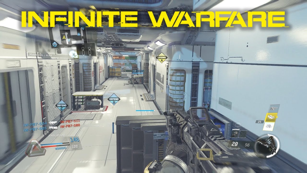 INFINITE WARFARE MULTIPLAYER GAMEPLAY ON  FRONTIER! (Small, Fast Paced Map Frontier)