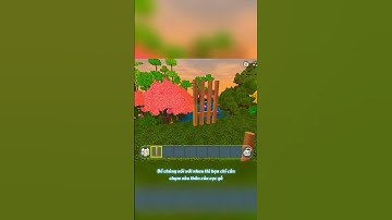 Hướng dẫn làm hàng rào đúng cách trong Mini World! #miniworldvatoi #miniworldvn #miniworld #TTN