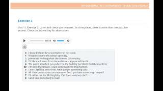 UNIT 11-2: Indefinite pronouns (Practice 3) | Mygrammarlab Intermediate | Haleymama