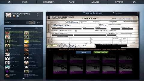 CS:GO - AK-47 VULCAN TRADE UP CONTRACT