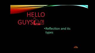 Different between regular and irregular reflection