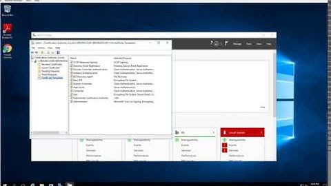 How to create Certificate template for ADFS or Web Server