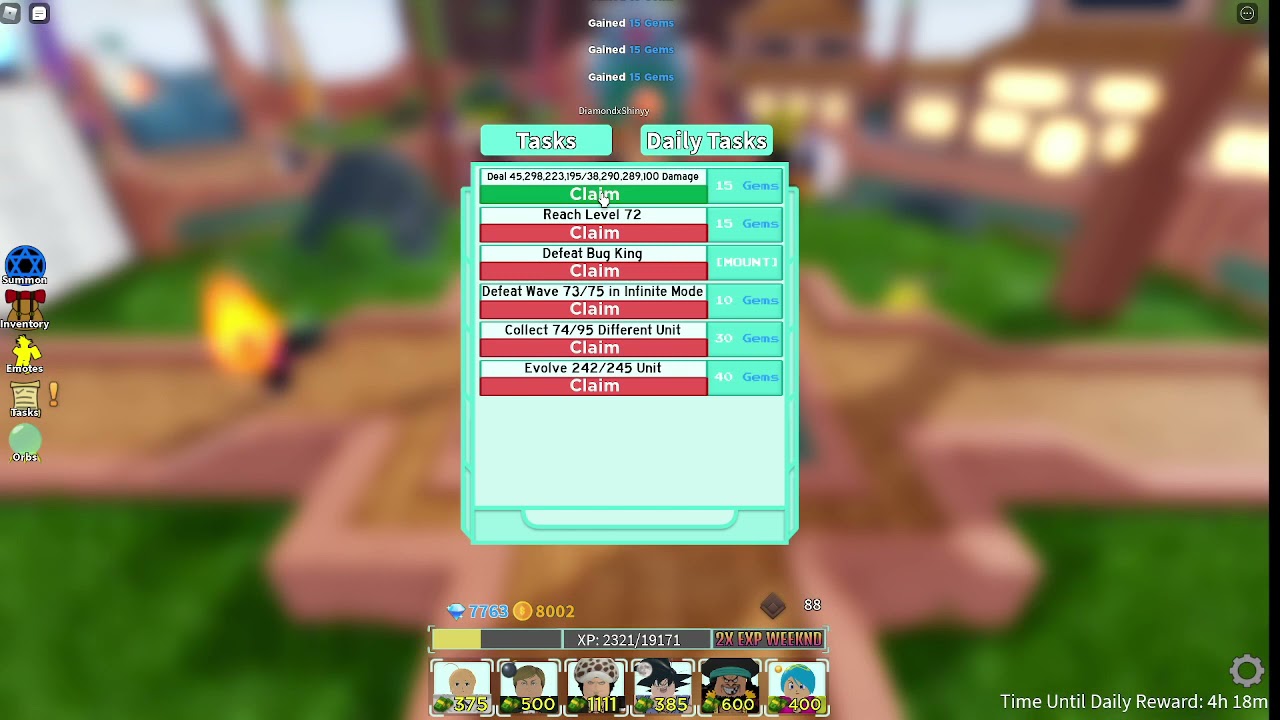 Claiming 10 billion damage task [All Star Tower Defense] ROBLOX