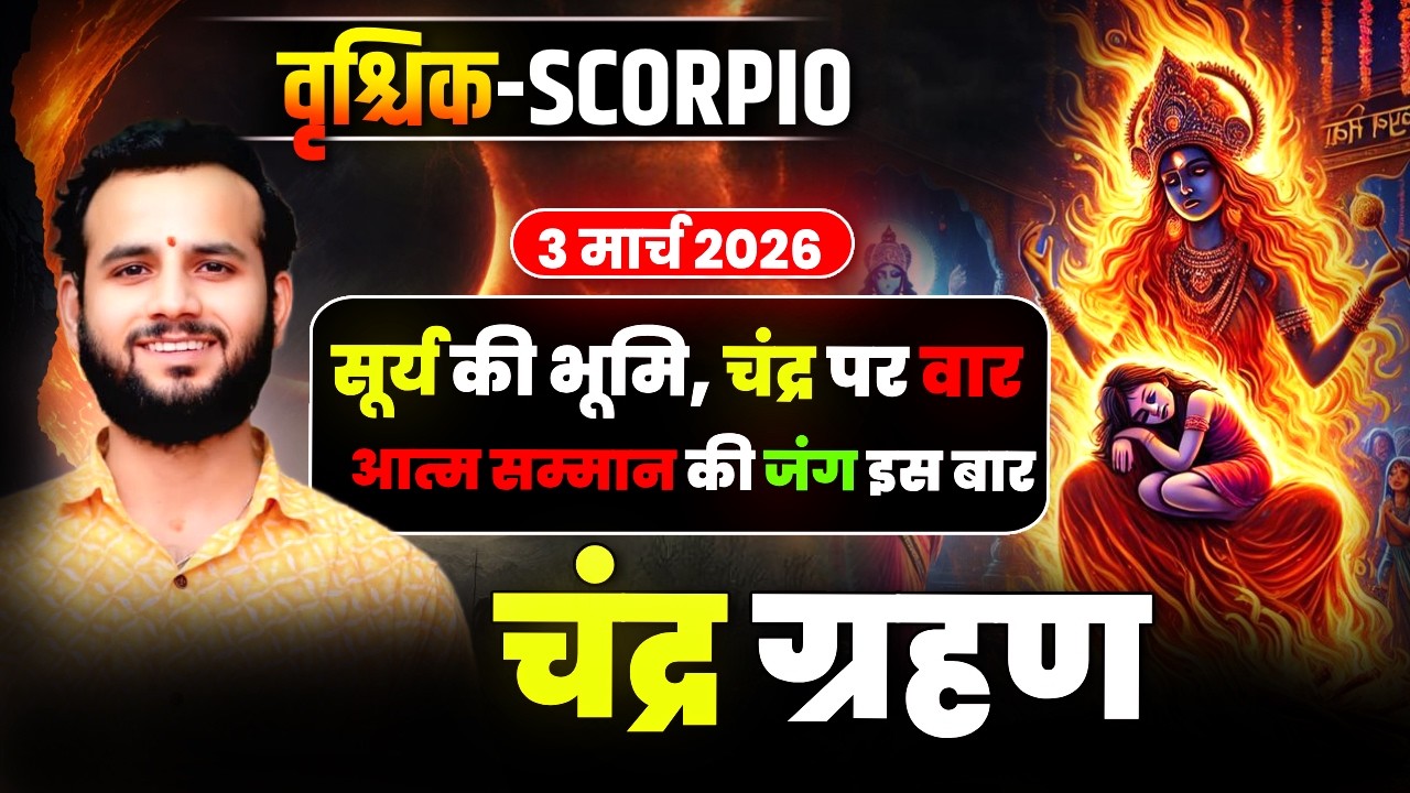 🦂वृश्चिक लग्न/राशि: बदला या सम्मान की रक्षा 🌑3March2026 #Scorpio🔥