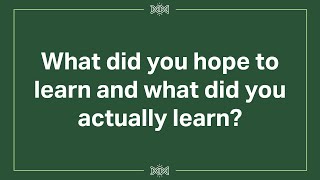 What did you hope to learn and what did you learn in the UAB Industry Genetics and Genomics program?