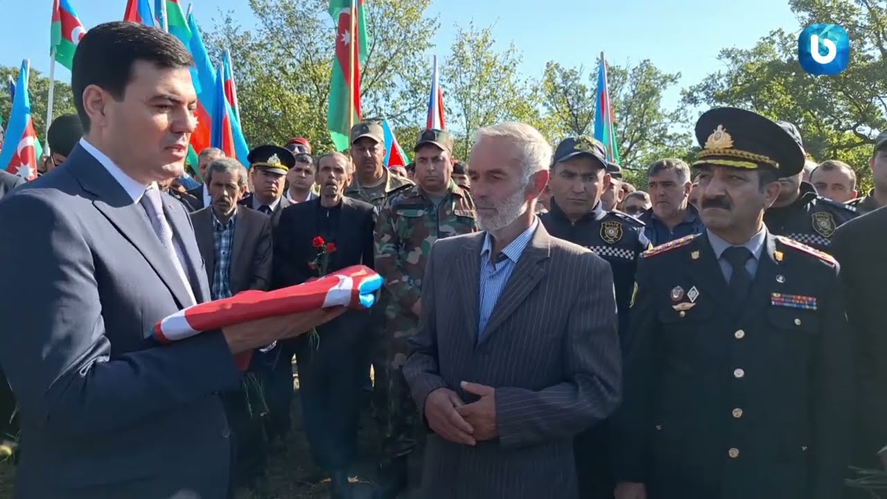 Xaçmaz rayonu Bostançı kənd sakini #şəhid Baş çavuş Əlibəyov Əlibəy Mirkərim oğlunun vida mərasimi