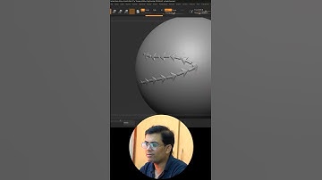 Lazy step Option for stitches brush Zbrush Tips #reinsacademy #vishalrein