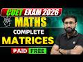 Matrices One Shot for CUET 2026 | Full Chapter Revision & PYQs | CUET Maths Domain Preparation