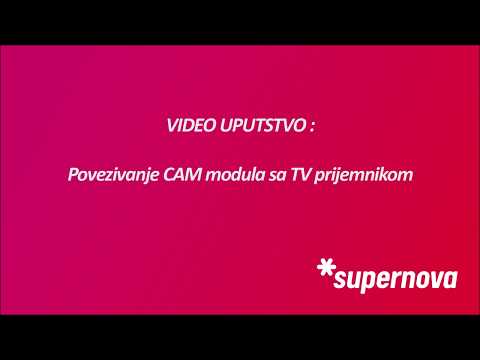 Supernova VIDEO UPUTSTVA - Povezivanje TV prijemnika sa CA modulom