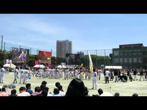 143rd 開成学園運動会 高2棒倒し 決勝 橙○ vs 白●