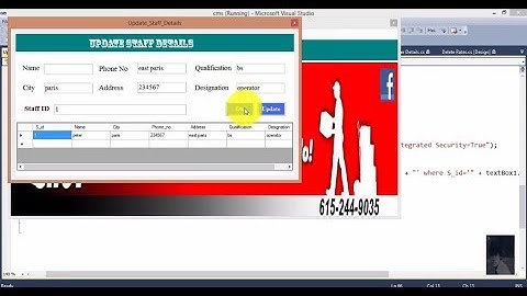 How to Create Desktop Application (C#) SQL Part 10