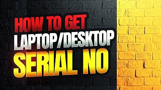 #shorts how to find laptop / desktop serial number - smartly laptop का serial number find करे।