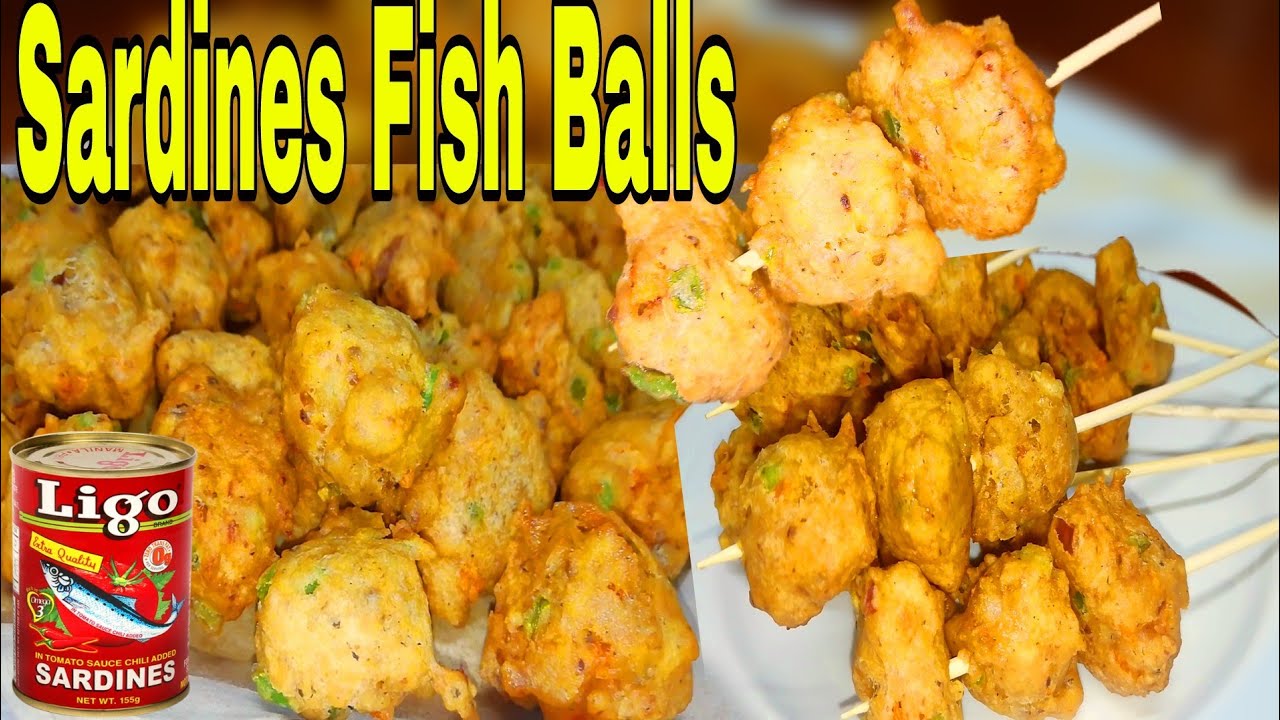Homemade fish balls(Ligo Sardines) YouTube