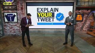 Greeny always has a tough time reading Ryan Clark s tweets