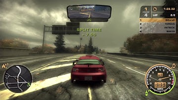 Need for Speed Most Wanted Circuit Omega on AI mode