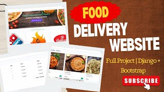 Django Food Delivery Website | Full Web Dev Project
