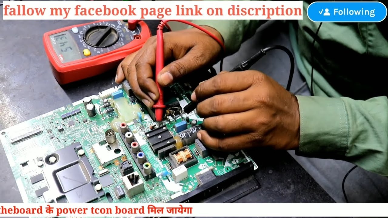 How to repair burn led tv power supply easy tricks