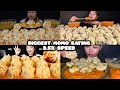 ASMR: Eating delicious biggest momo eating challenge 🥟😋 big size jhol momo eating ASMR Mukbang