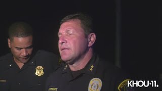 Raw Video: Woman dies after crashing car while fleeing from police, HPD says