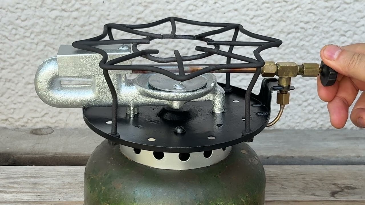 コールマン500メンテナンス完了品の燃焼確認 - YouTube