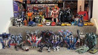 Transformers generation one and movie figures comparisons G1 vintage ROTF dotm 2007 collection lot 1