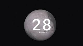 Moon 1 Minute Countdown Timer - Silent