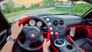 2004 Dodge Viper SRT-10 w/Corsa Exhaust - POV Sunset Slither (Binaural Audio)
