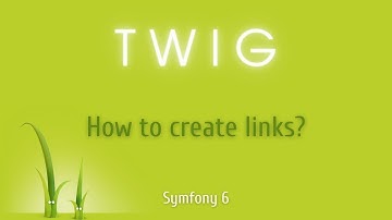 Symfony 6 - How to create links in a Twig template using path() and url() functions?