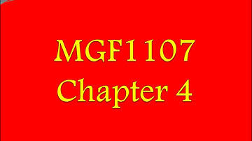 MGF1107-Section 4.1