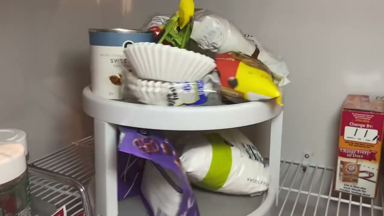 Lazy Susan Two-Tier Turntable- Perfect Pantry Organizer