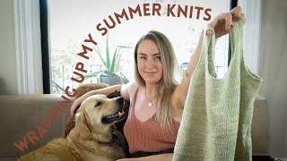 Ep. 21 finishing my summer knits and what I have planned to knit for the fall season! screenshot 3