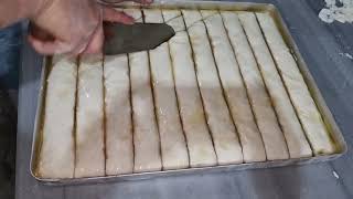 MEKİK DİLİM BAKLAVA KESİMİ