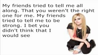 Avril Lavigne - Everything Back But You [Lyrics/Letra]