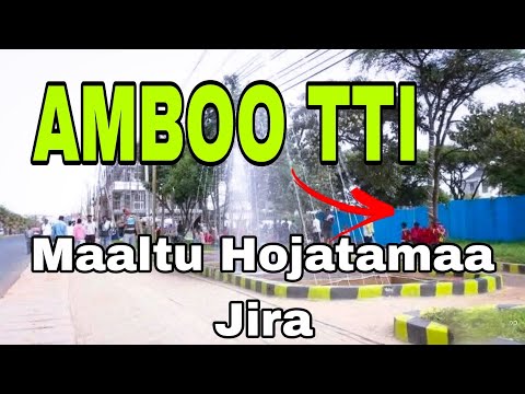 Magaalaa AMBOO Ambo City 