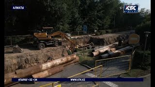 Когда это закончится: власти Алматы назвали сроки окончания ремонта сетей и дорог
