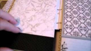 Classy Chipboard mini Album.wmv