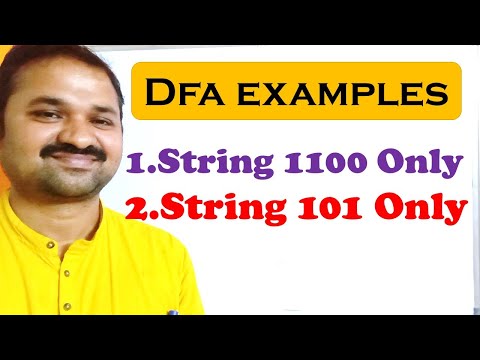 DFA Examples 8 & 9 || Accepts the String "1100" Only  || Accepts the String "101" Only  || FLAT