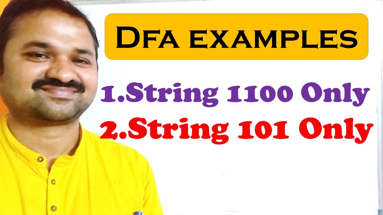 DFA Examples 8 & 9 || Accepts the String "1100" Only || Accepts the ...