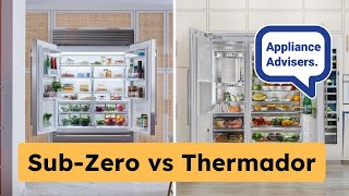 SubZero vs Thermador: 42 & 48Inch Refrigerators