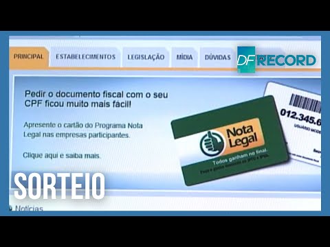 Confira prazo para participação de sorteio do Nota Legal