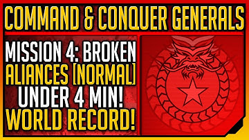 C&C Generals: Broken Alliances NORMAL in UNDER 4 MIN!