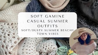 Soft Gamine Summer Outfit Ideas: Soft Summer Seasonal Color Beach Vibes screenshot 3