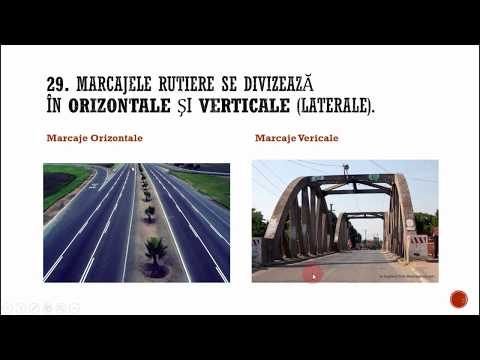 Video: Ce indică marcajele portocalii?