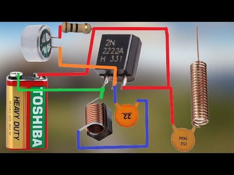 Как сделать простой FM-передатчик с одним транзистором