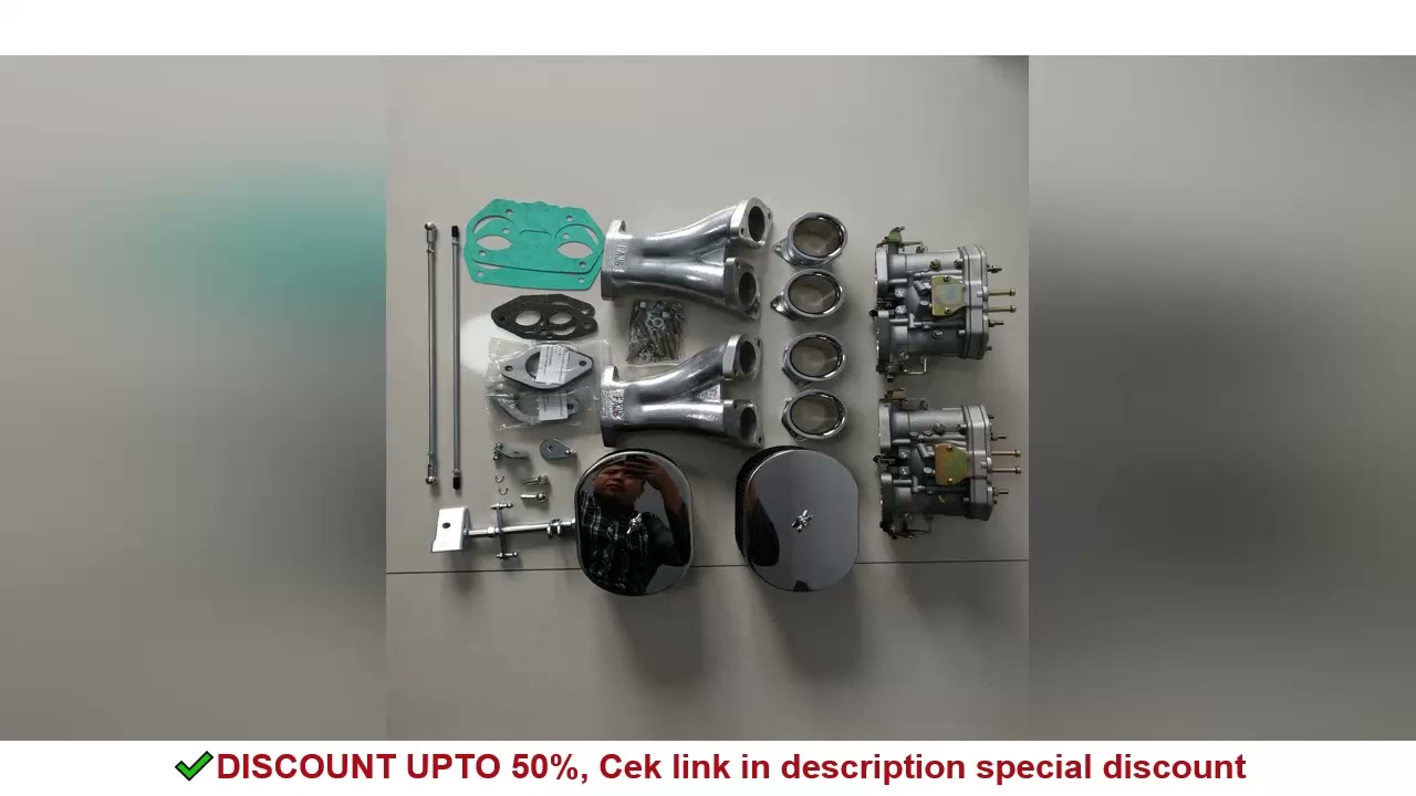 SherryBerg Carburettor Carb Cnversion Kit for VW TYPE 1 FAJS HPMX WEBER IDF DUAL 40mm CARB KIT T1 Li