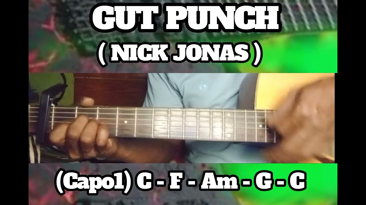 GET PUNCH ( NICK JONAS ) BASIC CHORDS TUTORIAL GUITAR