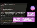 HTML Tutorial for beginners || Basics of HTML - Web#1